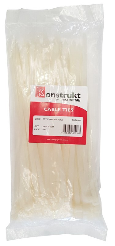 CABLE TIE 100 X 2.5MM - PKT OF 100 ( NATURAL) 